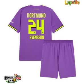 Borussia Dortmund Daniel Svensson #24 Kolmaspaita Lapsille 2026-27 Lyhythihainen (+ shortsit)